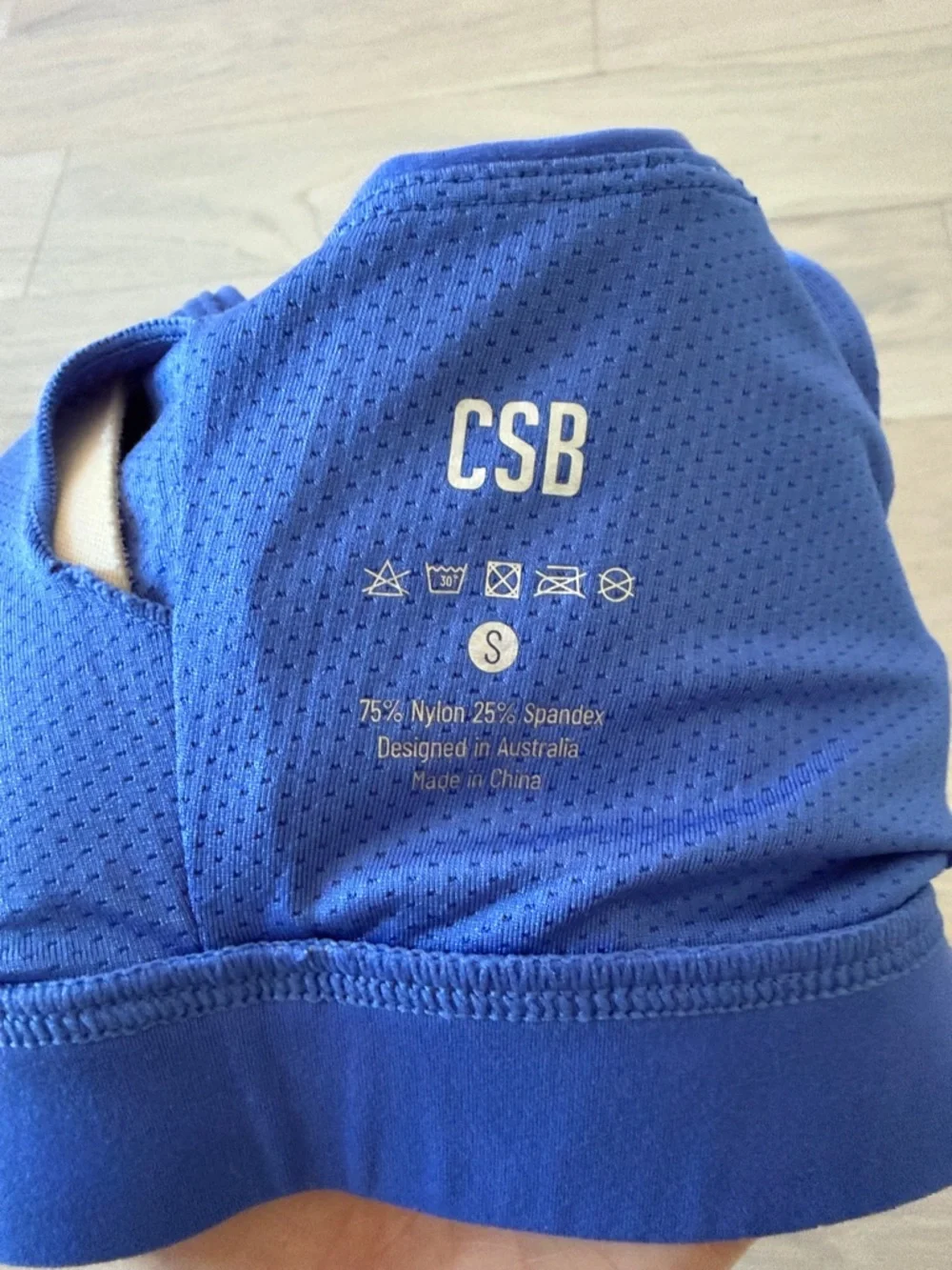 Crop Shop Boutique Royal Blue Sports Bra S - Picture 3 of 3